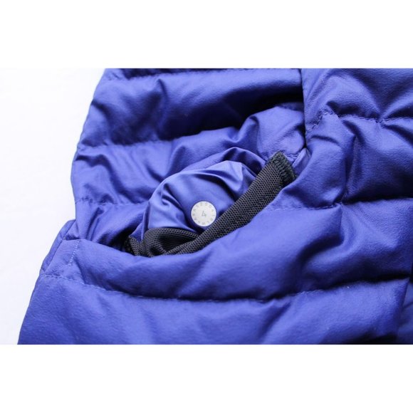 Lululemon Pack It Down Again Vest Lazurite Size 4 Glyde Goose Down - Picture 9 of 9